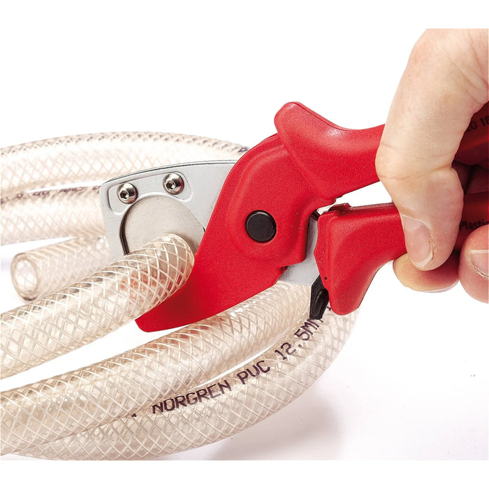 KNIPEX 90 20 185 SB PlastiCut® Cutter For Flexible Hoses and Plastic