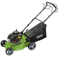 Draper Steel Deck Petrol Lawn Mower, 410mm, 132-173cc/3.3HP