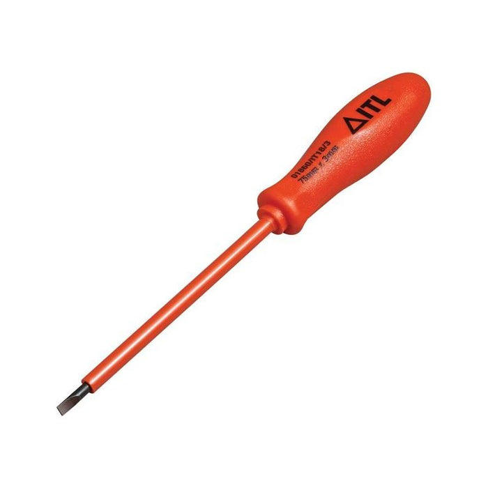 Itl Insulated Insulated Terminal Screwdriver 3.0 x 75mm ITL Insulated - Town Tools