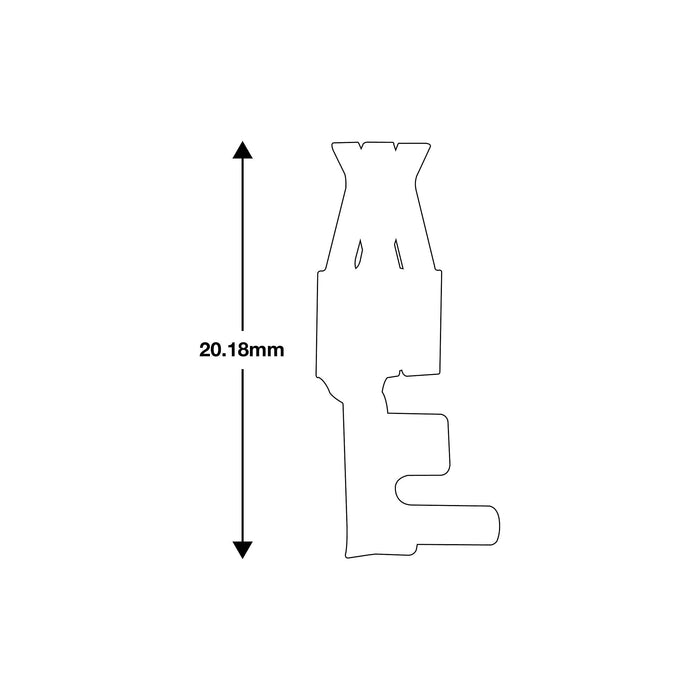 Tool Connection Non Insulated Female Terminal 100pc 37394 Tool Connection - Town Tools 