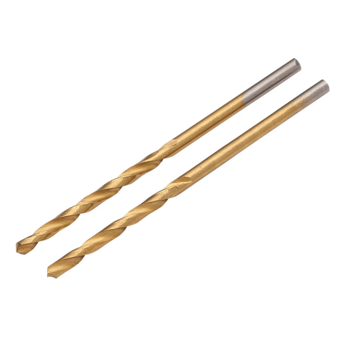 Draper HSS Titanium Nitride Coated Drill Bit, 2.5 x 57mm (Pack of 2) - DBTS