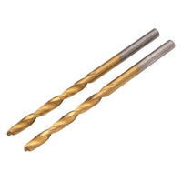 Draper HSS Titanium Nitride Coated Drill Bit, 3.5 x 70mm (Pack of 2) - DBTS