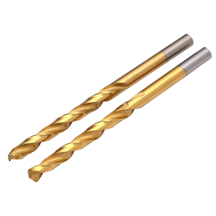 Draper HSS Titanium Nitride Coated Drill Bit, 6 x 43mm (Pack of 2) - DBTS
