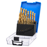 Draper HSS Titanium Nitride Coated Drill Bit Set (19 Piece) - DBTS2
