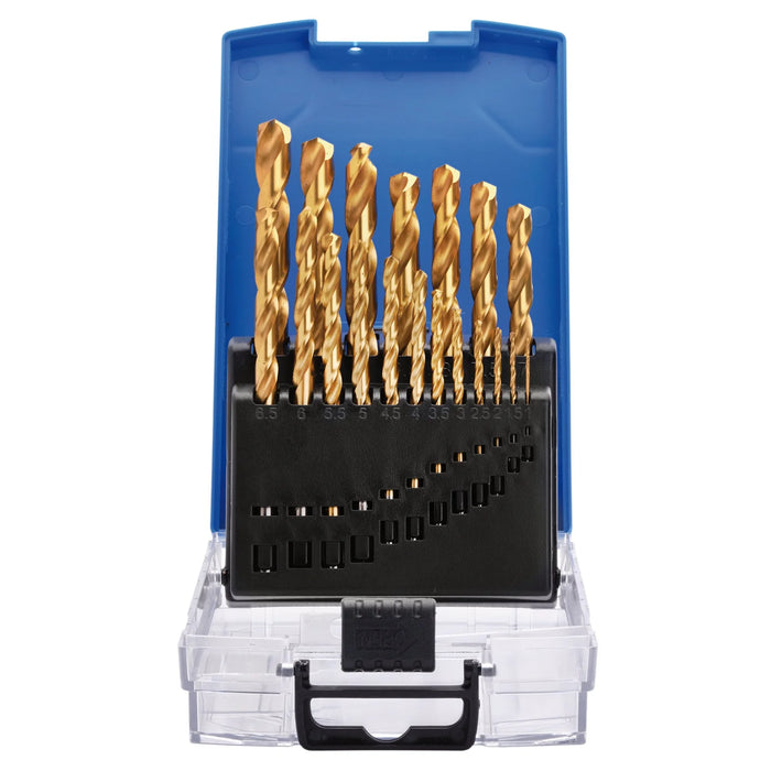Draper HSS Titanium Nitride Coated Drill Bit Set (19 Piece) - DBTS2