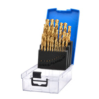 Draper HSS Titanium Nitride Coated Drill Bit Set (25 Piece) - DBTS3