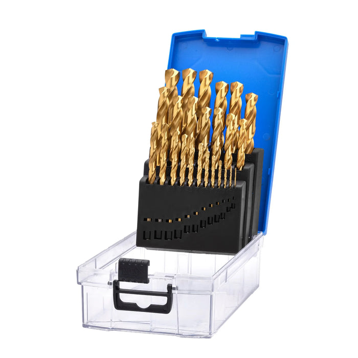 Draper HSS Titanium Nitride Coated Drill Bit Set (25 Piece) - DBTS3