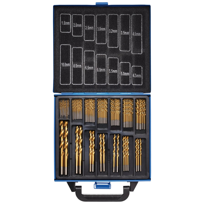 Draper HSS Titanium Nitride Coated Drill Bit Set (99 Piece) - DBTS4