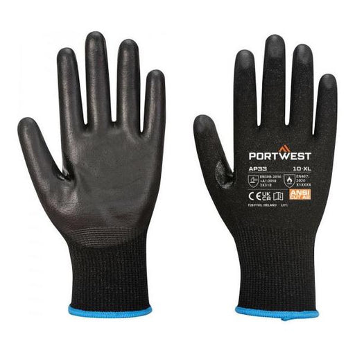 Portwest Lr15 Pu Touchscreen Glove Pk12 X-Large AP33K8RXL Portwest - Town Tools 