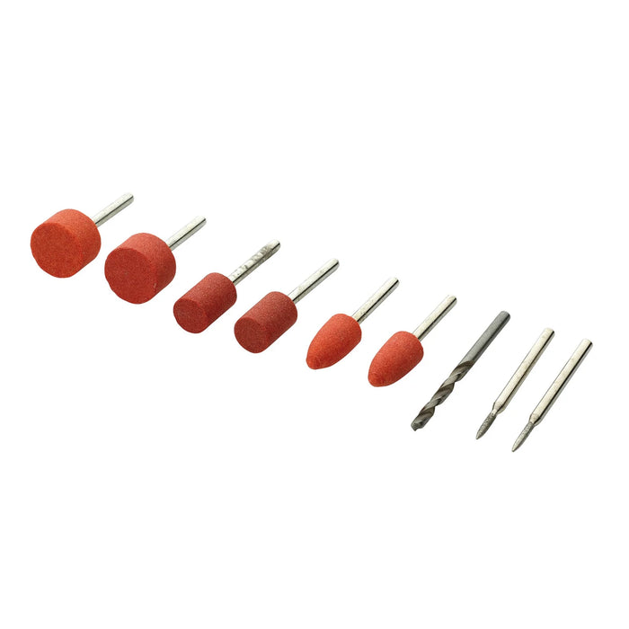 Draper Grinding/Drilling Points for D20 Engraver/Grinder (9 Piece) - AD20EG-5