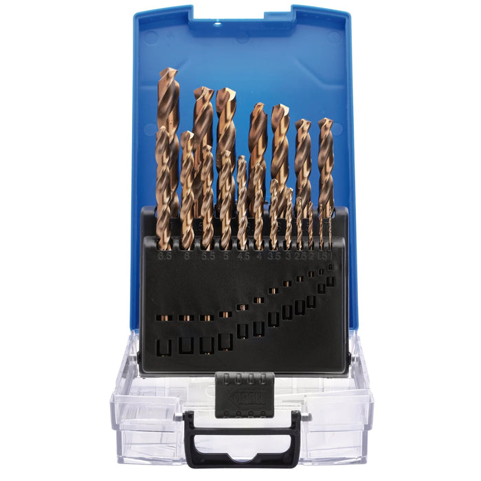 Draper Expert HSSE M35 Cobalt Drill Bit Set (19 Piece) - DBCS1