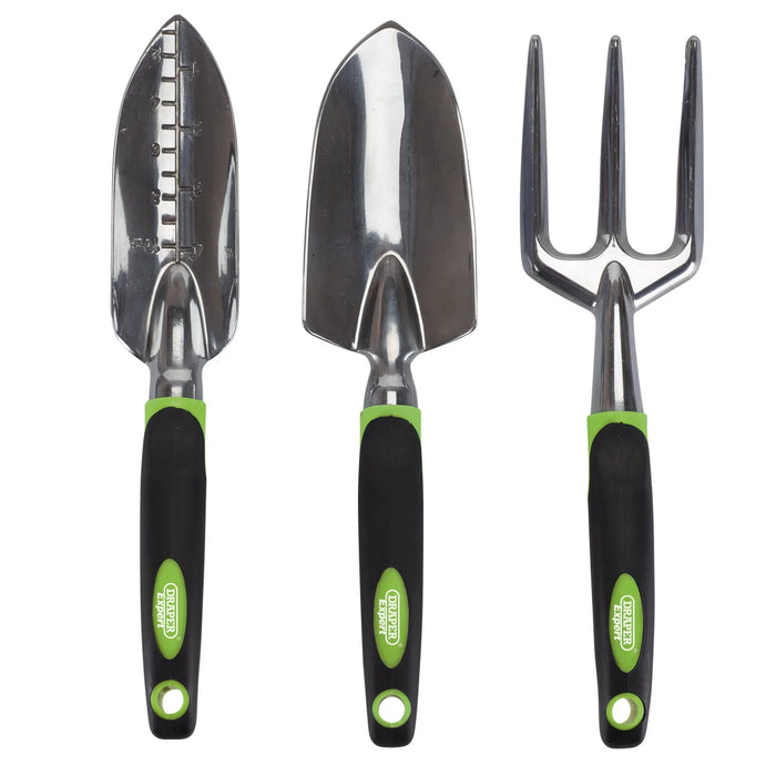 Draper Expert Aluminium Hand Fork and Trowel Set (3 Piece) - AGCT/SET
