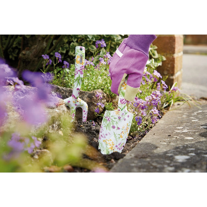 Draper Garden Tool Set with Floral Pattern (4 Piece) - AFTS/4