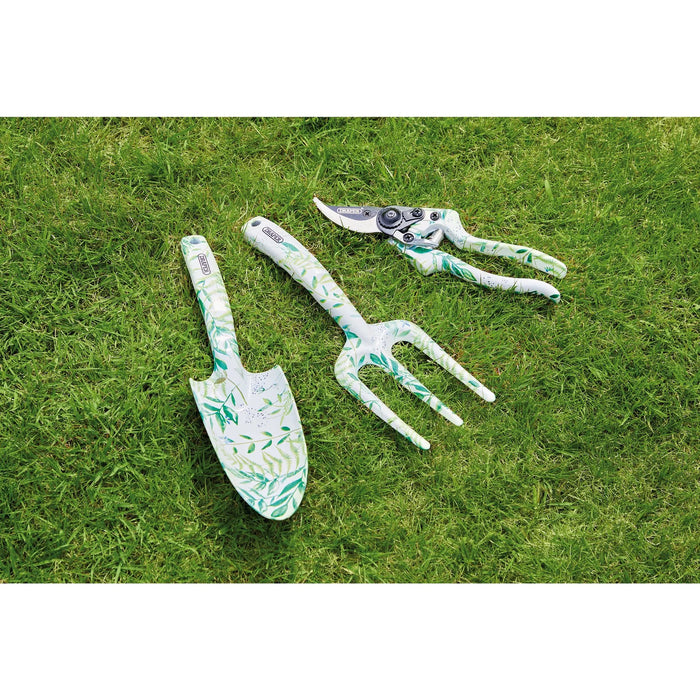 Draper Garden Tool Set with Floral Pattern (3 Piece) - AFTS/3