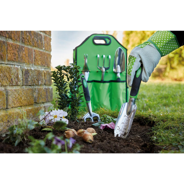 Draper Expert Aluminium Garden Tool Set with Storage Bag (11 Piece) - AGTS/11