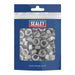 Sealey Stainless Steel Full Nut M8 x 1.25 pitch, DIN 934 - Pack of 100 SS8 Sealey - Town Tools 