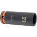 Sealey 1/2"Dr Lock-On Deep Impact Socket 21mm (Orange Coded Ring)