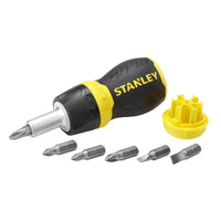 Stanley® Hand Tools Multibit Ratchet Stubby & Bits
