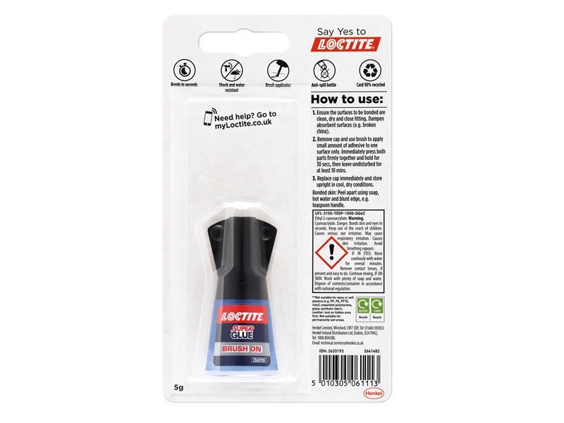 Loctite Super Glue Brush On 5g Loctite - Town Tools