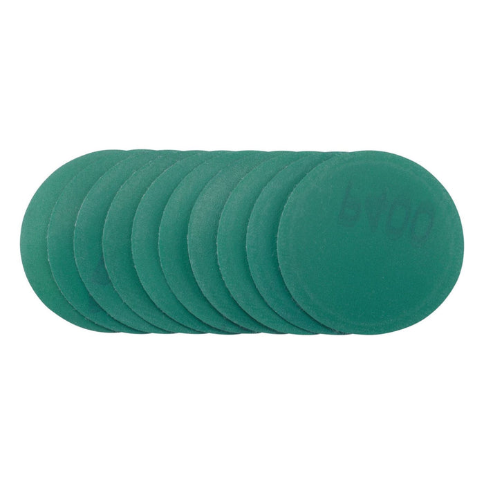 Draper Wet and Dry Sanding Discs with Hook and Loop, 50mm, 400 Grit (Pack of 10)