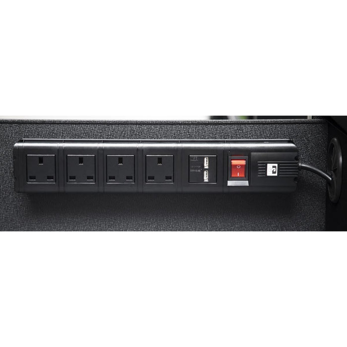 Sealey Mobile Tool Cabinet 1120mm with Power Tool Charging Drawer AP4206BE Sealey - Town Tools 
