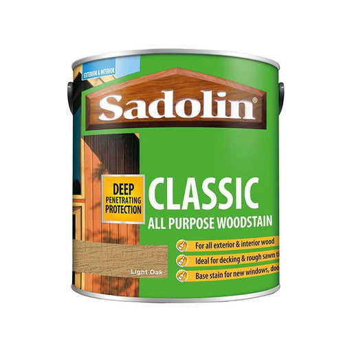 Sadolin Classic Wood Protection Light Oak 2.5 litre Sadolin - Town Tools
