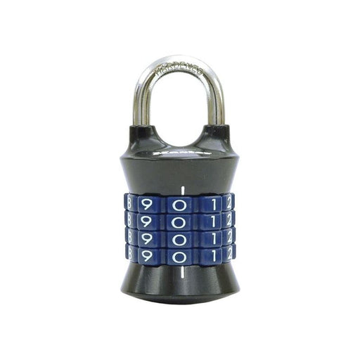 Master Lock Tower 4-Digit 37mm Padlock Grey Master Lock - Town Tools
