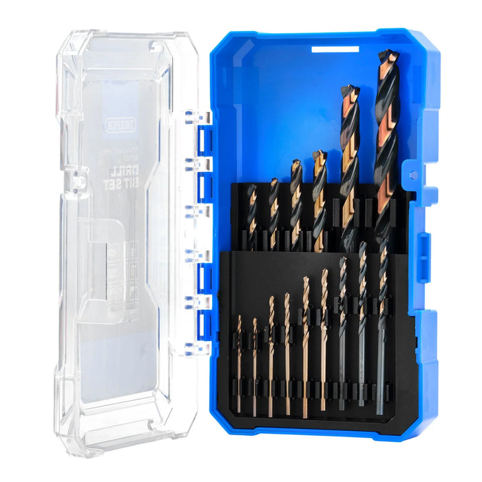 Draper HSS Turbo Titanium Drill Bit Set (15 Piece) - DBTS5