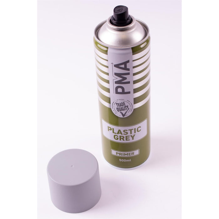 4x Autotek Professional Grey Plastic Primer 500ml Spray High Coverage Autotek - Town Tools 