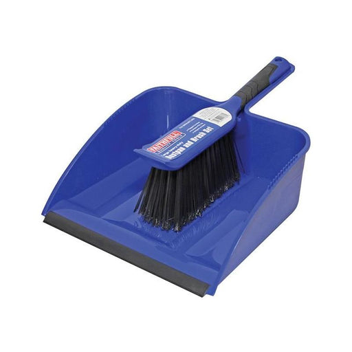 Faithfull Large Plastic Dustpan & Brush Set Faithfull - Town Tools