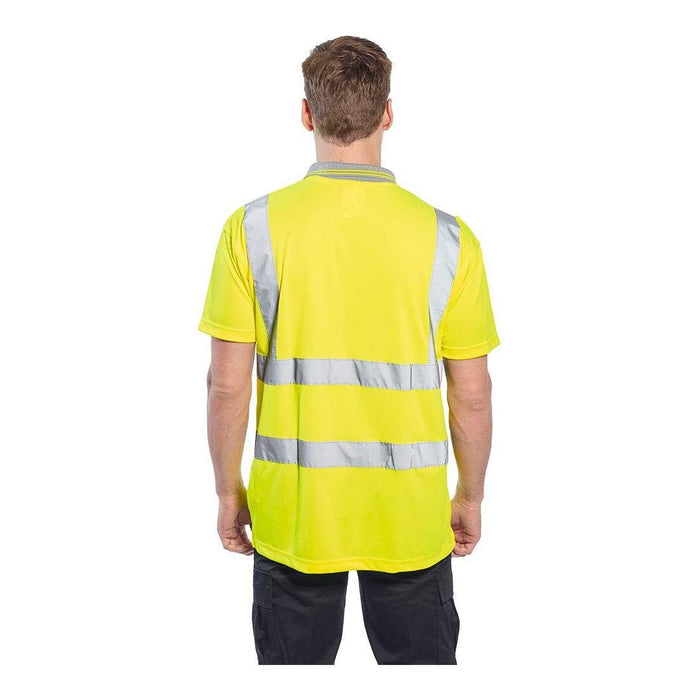 Portwest Hi-Vis Polo Shirt - Yellow - Small Portwest - Town Tools 