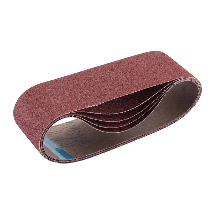 Draper Cloth Sanding Belt, 75 x , 80 Grit (Pack of 5) 457-533mm