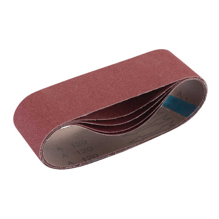 Draper Cloth Sanding Belt, 75 x , 120 Grit (Pack of 5) 457-533mm