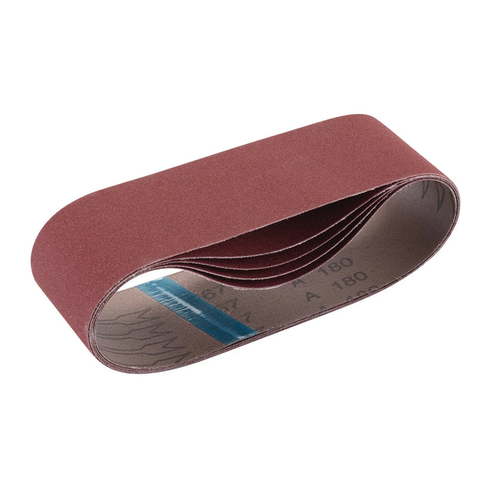 Draper Cloth Sanding Belt, 75 x , 180 Grit (Pack of 5) 457-533mm