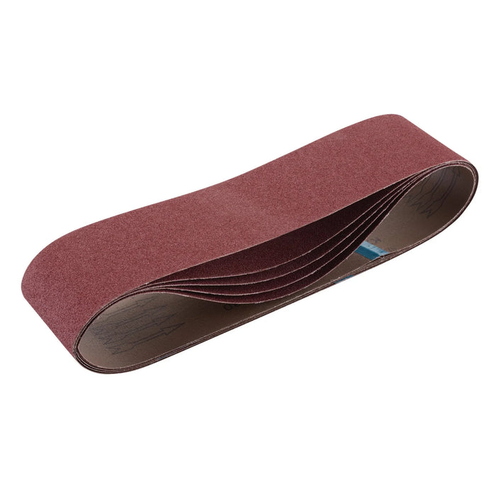 Draper Cloth Sanding Belt, 100 x , 80 Grit (Pack of 5) 610-915mm