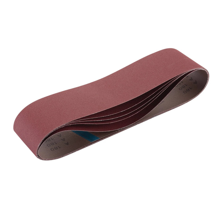 Draper Cloth Sanding Belt, 100 x , 180 Grit (Pack of 5) 610-915mm