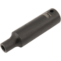 Draper Expert HI-TORQ 6 Point Deep Impact Socket, 1/4" Sq. Dr., 4mm