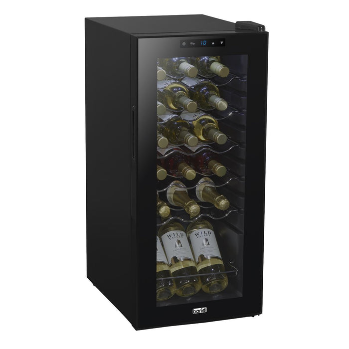 Baridi 18 Bottle Wine Fridge & Cooler - Black DH6