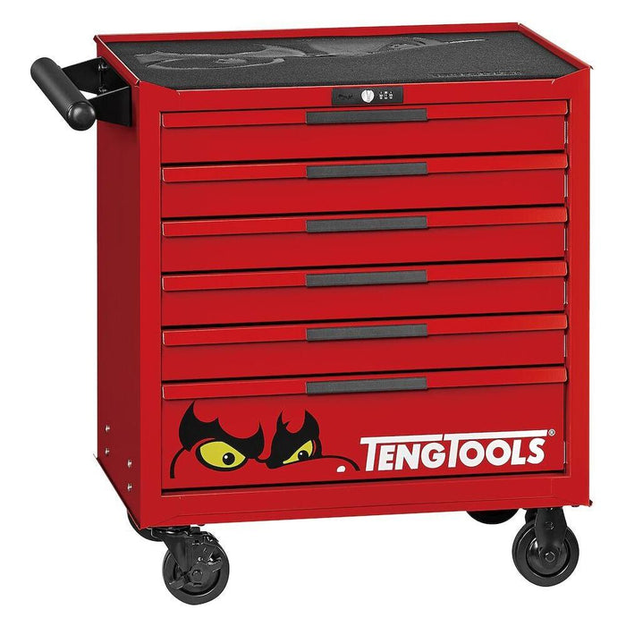 Teng Tools 26" PRO35™ low roller cabinet 6 drawers red Town Tools - Town Tools