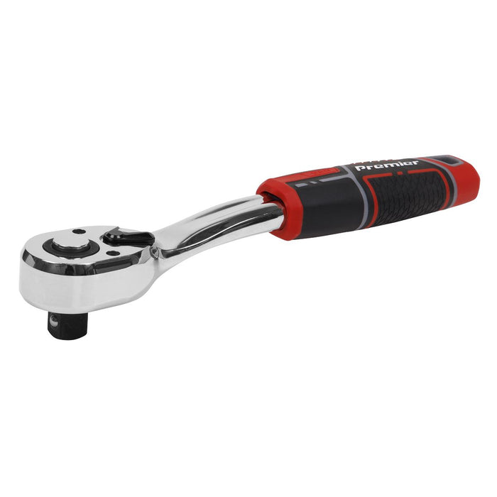 Premier Pear-Head Offset Ratchet Wrench with Flip Reverse 1/2"Sq Drive Sealey Premier - Town Tools 