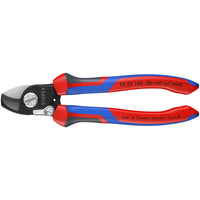KNIPEX 95 22 165 Cable Shears with Opening Spring, 165mm - 95 22 165