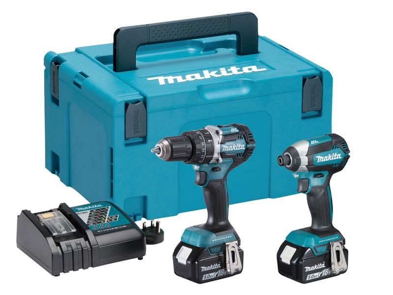 Makita DLX2180TJ Brushless Twin Pack 18V 2 x 5.0Ah Li-ion Makita - Town Tools