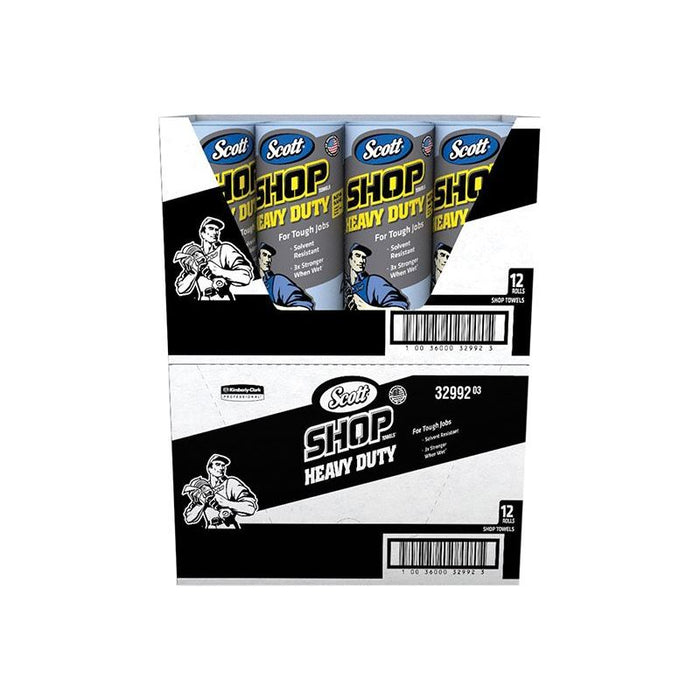 Kimberley Clarke SCOTT® Blue Heavy-Duty Shop Cloth Roll Kimberley Clarke - Town Tools