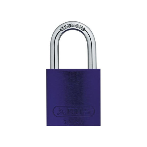 Abus Mechanical 72/40mm Aluminium Padlock Violet Keyed Alike TT04072 ABUS Mechanical - Town Tools