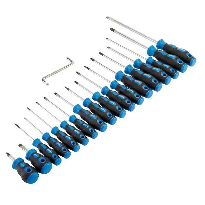 Draper Soft Grip Screwdriver Set (19 Piece) - 865/19