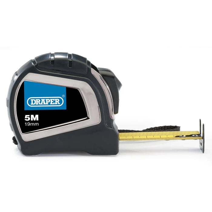 Draper Auto-lock Metric Measuring Tape, Class II, 5m x 19mm - DMTPRN/C