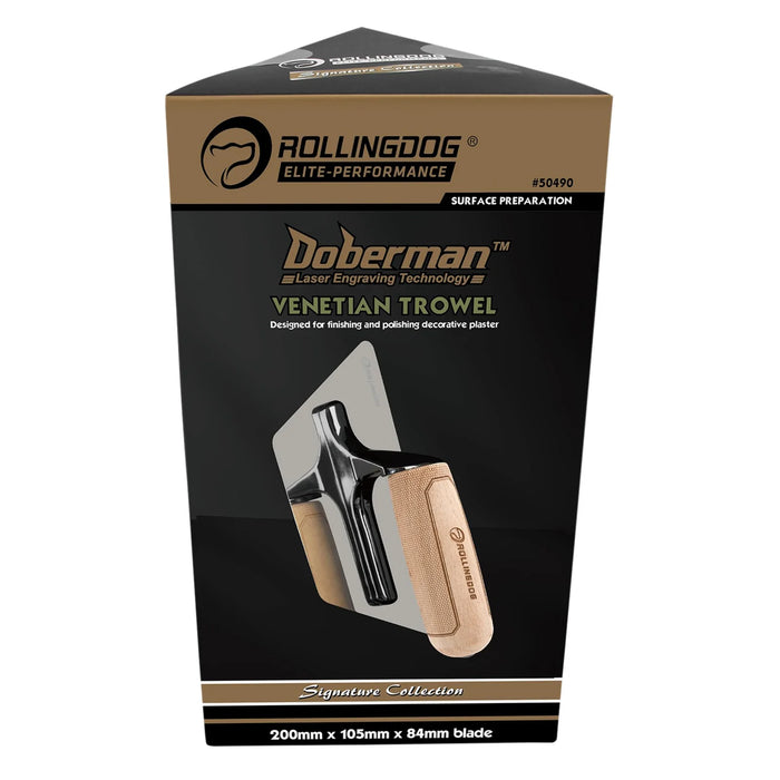 ROLLINGDOG DOBERMAN™ Venetian Trowel, 200 x 105 x 84mm - 50490