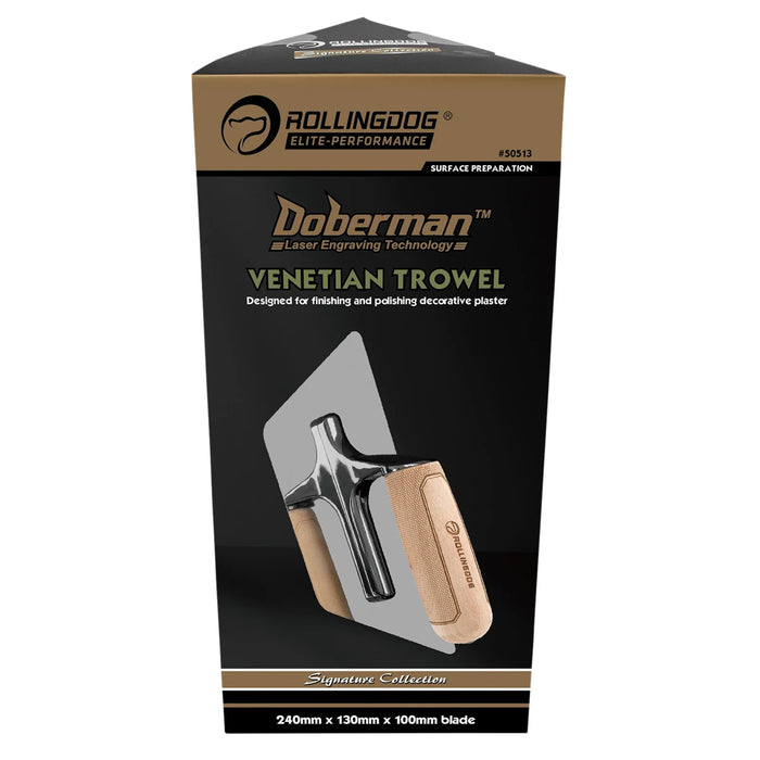 ROLLINGDOG DOBERMAN™ Venetian Trowel, 240 x 130 x 100mm - 50513