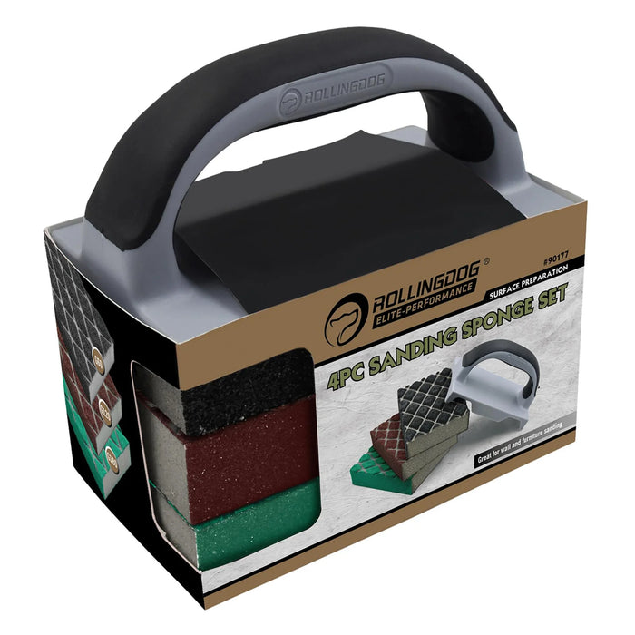 ROLLINGDOG Sanding Sponge Set (4 Piece) - 90177