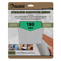 ROLLINGDOG Stearated Sanding Sheets, 230 x 280mm, 180 Grit (Pack of 10) - 90129